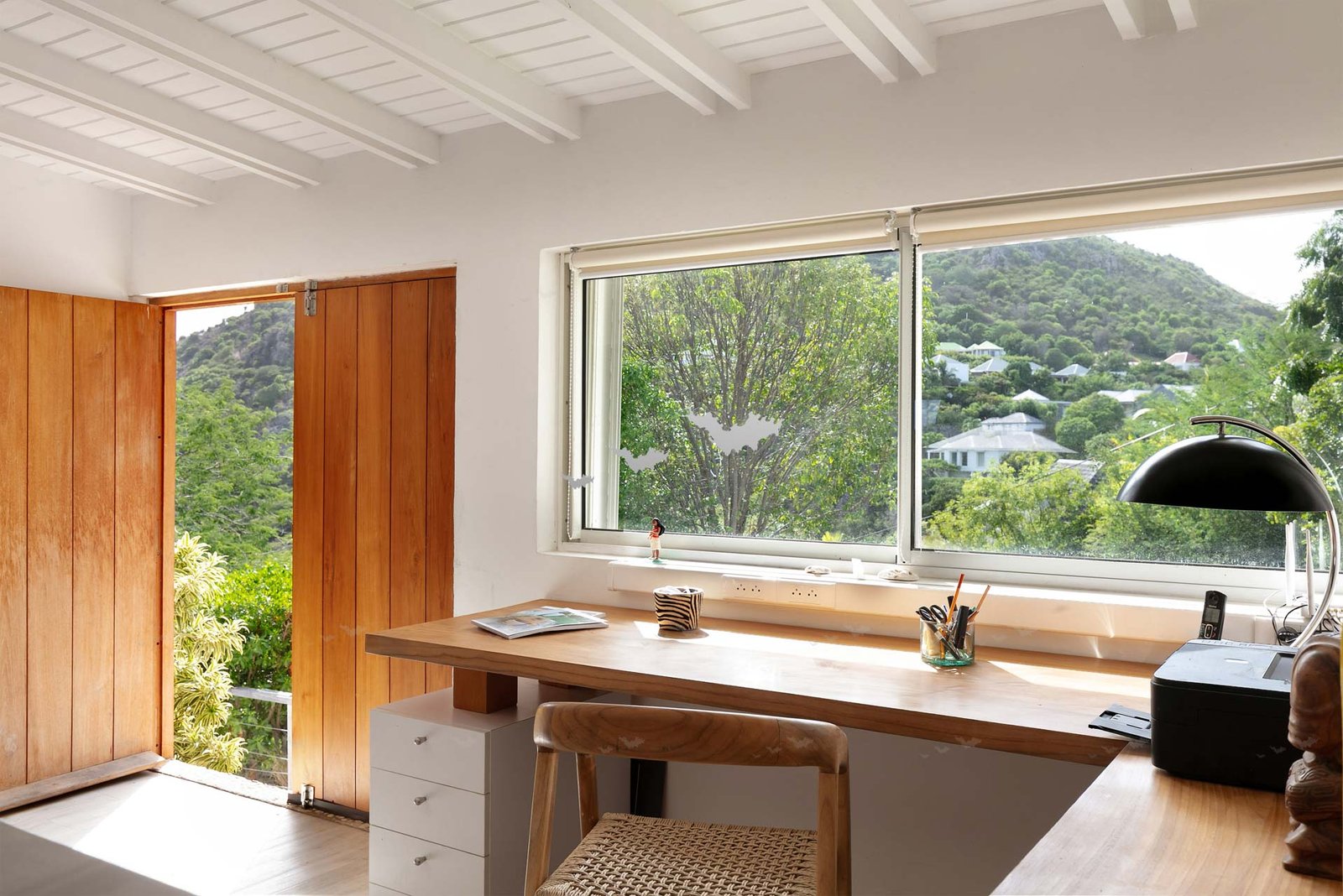 Desk Entrance View Villa Rental St Barth