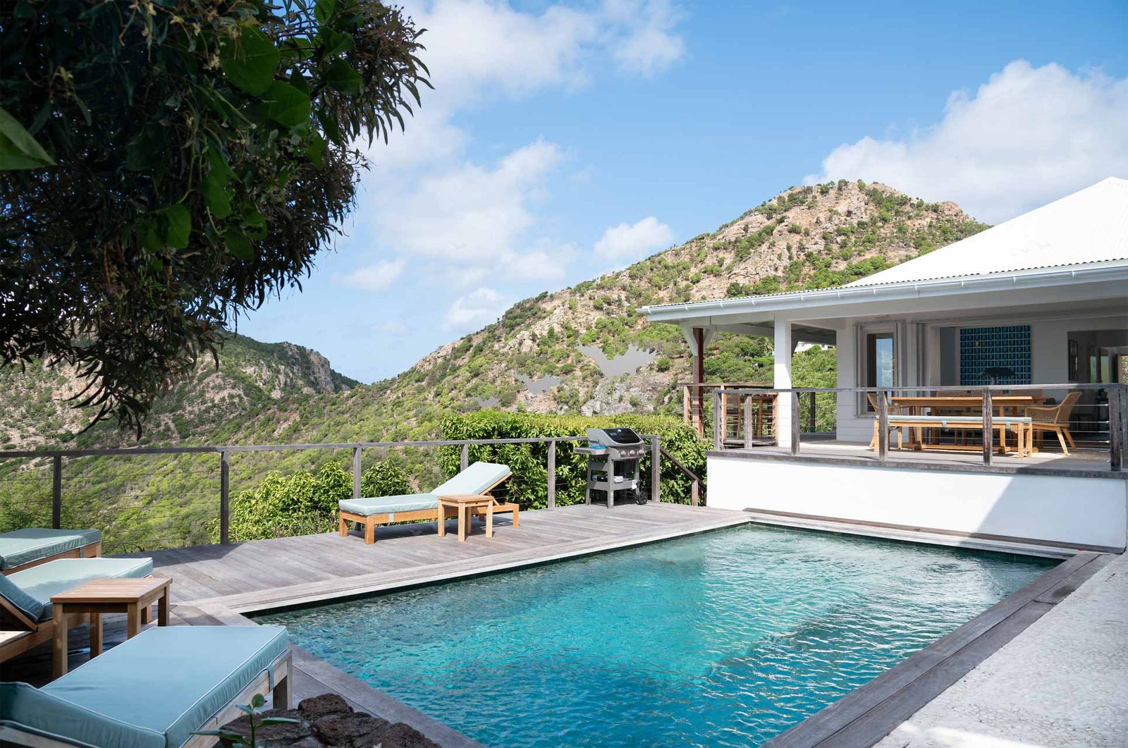 Large Swimming Pool in St Barth Villa Rental