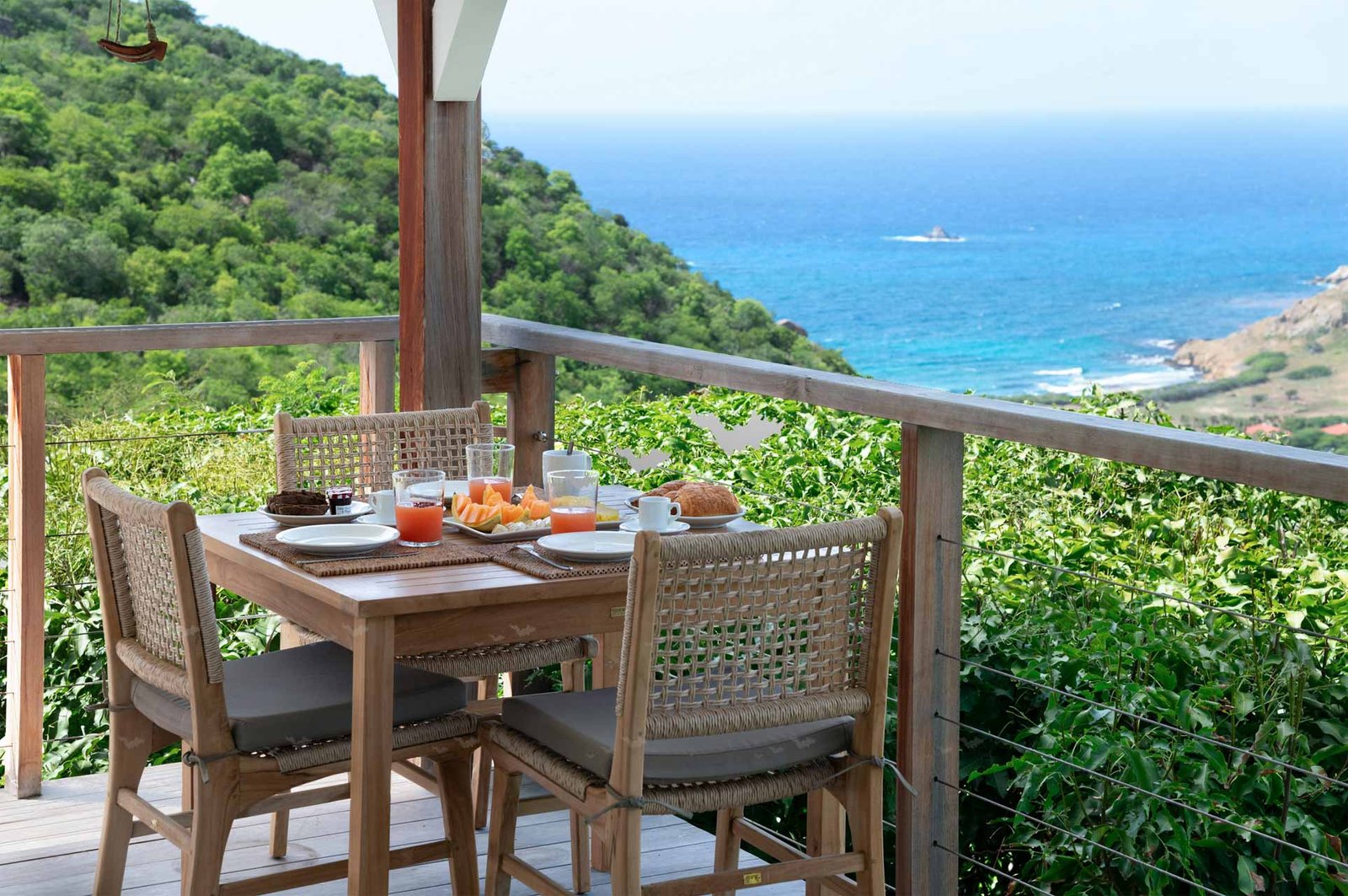 Sea View Over Grand Fond In St Barth's Villa Rental