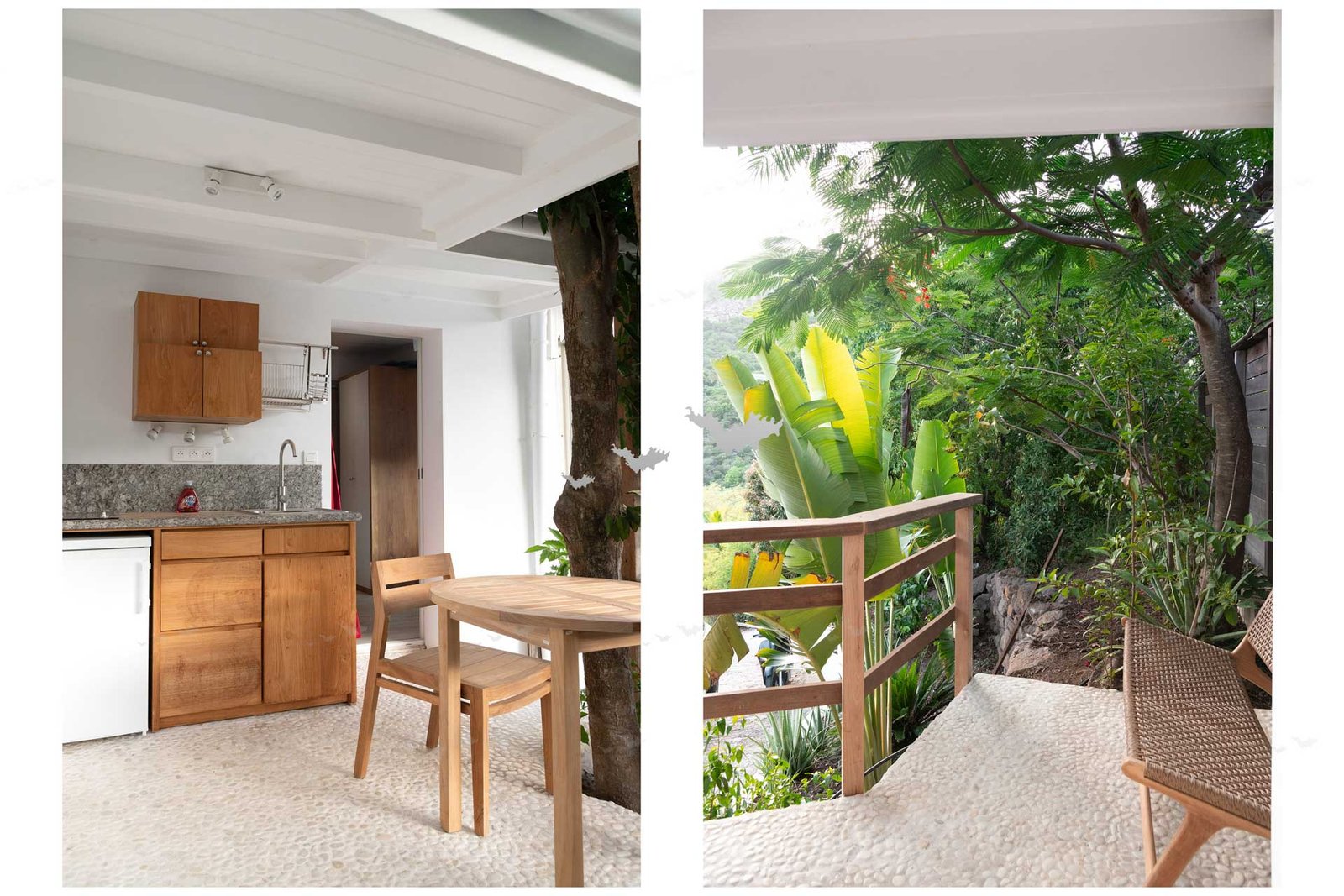 Private Integrated Studio With St Barth's Landscape View And Private Bathroom